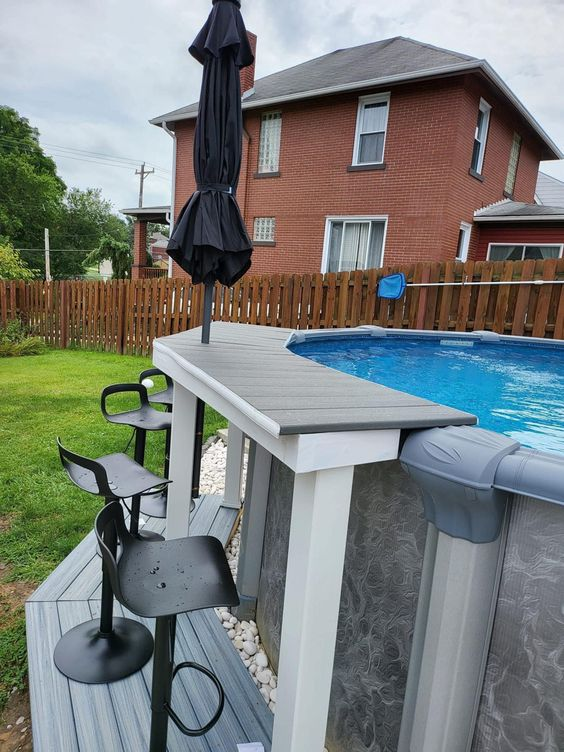 Above Ground Pool Decks On A Budget 4 Ideas To Meet Your Wishes 