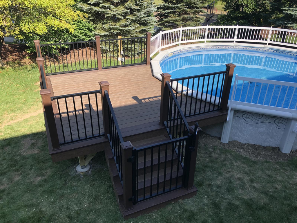 Pool with PVC Deck