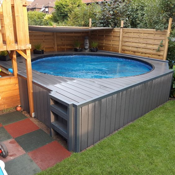 Pool with Composite Deck