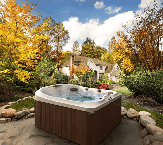 backyard hot tub privacy ideas 